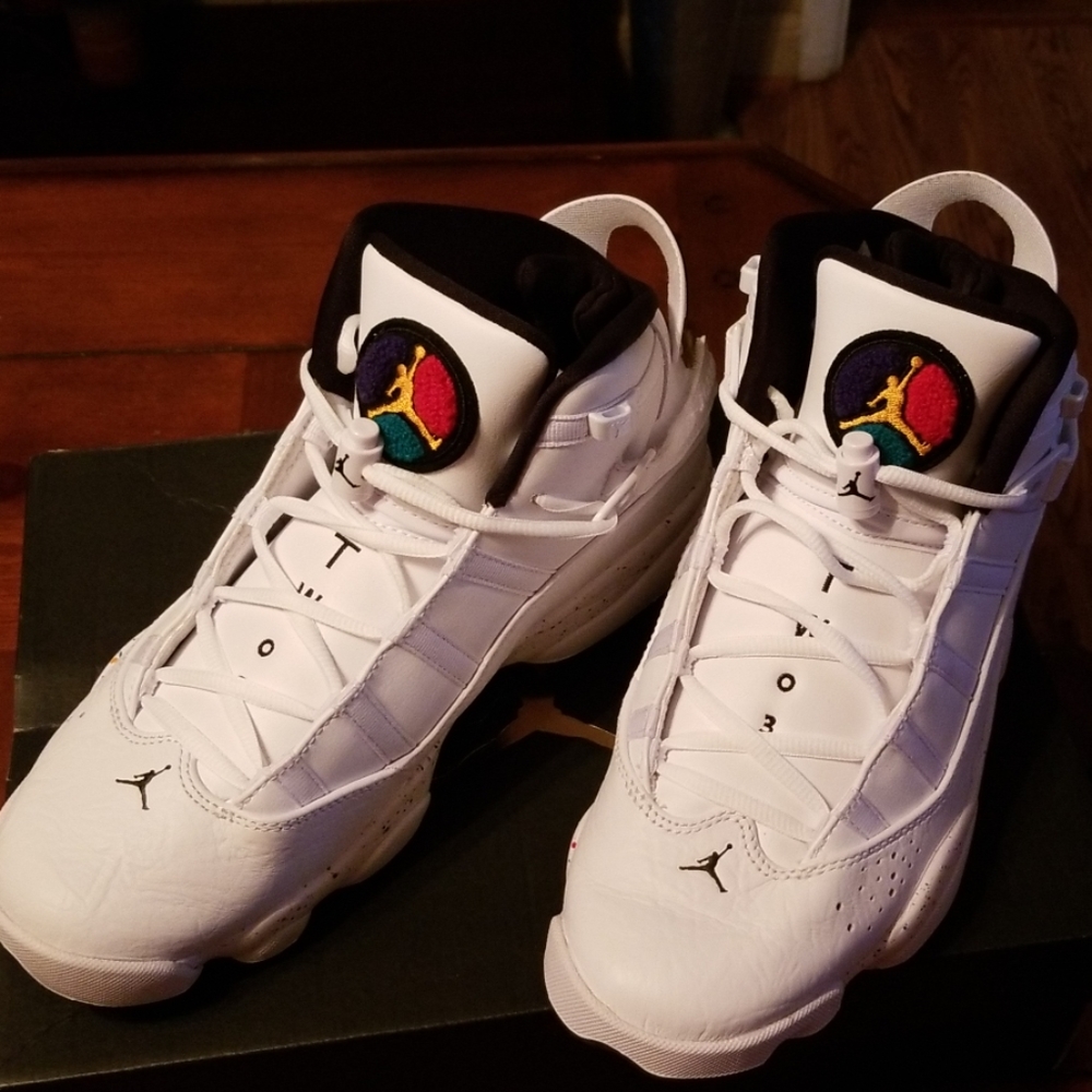 Jordan 6 Rings White/black/canyon gold